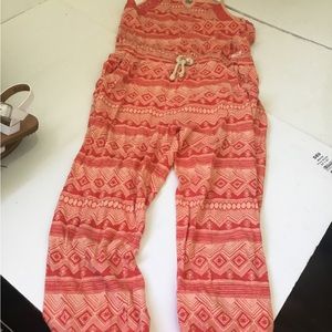 ROXY JUMPSUIT GIRLS SIZE 8/10 pre owned